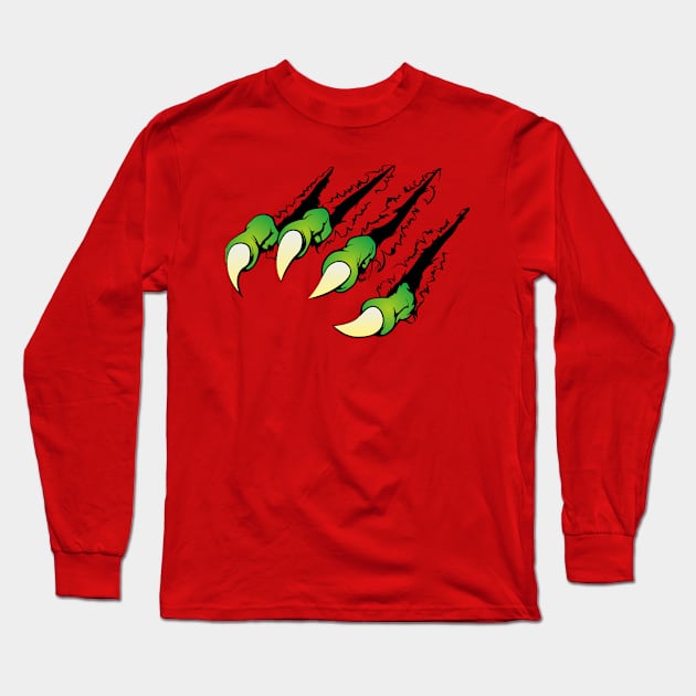 claws Long Sleeve T-Shirt by 100lich